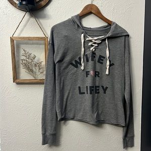 Gray hoodie